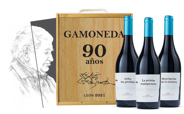 Estuche 90 aniversario D. Antonio Gamoneda